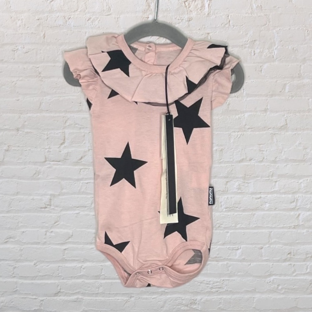 Nununu Short-Sleeved Ruffle Onesie